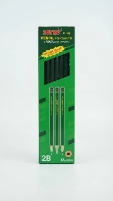 (1 PACK / 12 PCS) PENSIL KOMPUTER 2B JOYKO P-88 / P-93 ASLI / PENSIL UJIAN / PENSIL KAYU