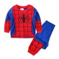Kids Boy Pyjamas Spiderman Iron Man Hulk Superhero Baju Tidur Budak Lelaki Captain America Clothes 1-7y Boy Cotton Sleepwear Set 蜘蛛侠睡衣 90-130cm. 