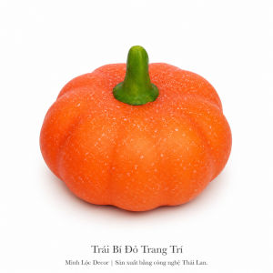 Trái Bí Đỏ trang trí | Trái Cây Nhựa foam Trái Cây trang trí Trái Cây Mô Hình