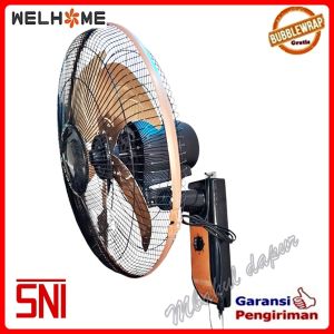 Kipas Dinding Kipas Angin Wall Fan Baling Besi Watt Kecil SNI Bergaransi 18 inch 45 Cm