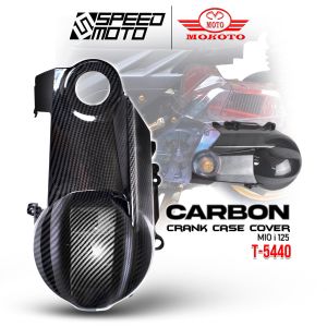 YAMAHA MIO i125 CRANK CASE COVER ONLY T5440 HYDRO DIP CARBON / FORGED CARBON CRANK CASE FOR YAMAHA M3 SPEEDMOTO