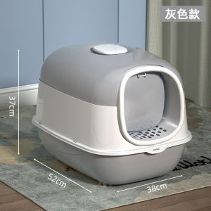 NHÀ VỆ SINH TRÒN CÓ ĐÈN KHỬ KHUẨN BẰNG TIA UV CHO MÈO NHÀ VỆ SINH CỠ LỚN CHỐNG VĂNG CÁT