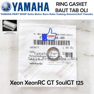 Ring Gasket Baut Tab Oli Mesin SoulGT XeonRC Xeon GT 125 Asli Yamaha Setia Motor Baru Surabaya
