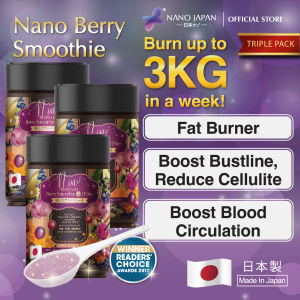 [LAST DAY!!!] [BUNDLE of 3] Nano Fat Burner Diet Smoothie | Anti Aging | Slimming Weight Loss