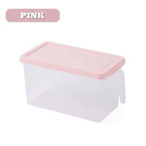 Refrigerator Storage Box Container With Handle 🔥Ready Stock🔥 (Kitchen Fridge Food Fruit Sealed Organizer)