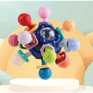 **Malaysia Seller** Teether Baby Rattle Manhattan Ball Newborn Teether Baby Toys Mainan Gigit Bayi Baby Teething Fun