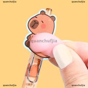 [COD] quanchufjia ปากกาการ์ตูน capybara แบบกดก้นปากกาเขียนตลกปากกาเขียนแบบแห้งเร็วปากกาคาวาอี้แบบเรียบเครื่องเขียนเพื่อความสวยงาม
