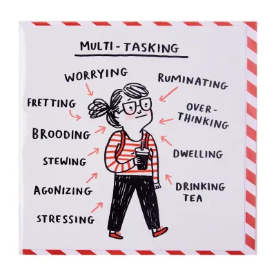Ohh Deer Multi-Tasking Greeting Card