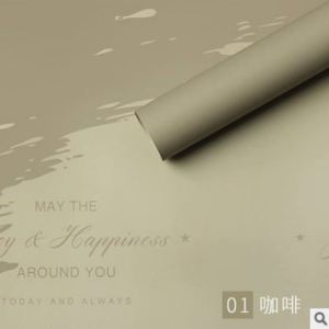 20 LEMBAR Kertas Buket Bunga Flower Wrapping Paper Bi Color 2 Warna 6018