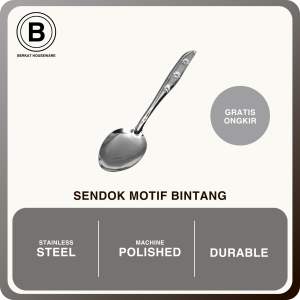 Sendok Makan Stainless Steel Motif Bintang|Tablespoon 888