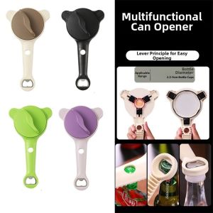 ZYJC SHOP Chống trượt Mở nắp chai Cạnh mịn Tiết kiệm lao động Dụng cụ kẹp nắp lọ Di động Hướng dẫn sử dụng Dụng cụ tháo nắp chai Nhà bếp và đồ gia dụng