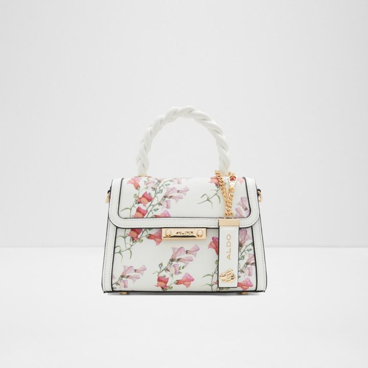 ALDO Womens Top Handle Bag AIRA Pu Leather Casual Bag Plain