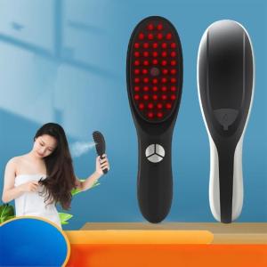 Electric Hair Growth Massage Comb Red Blue Light Therapy Head Applicator Hair Nourishing Hair Brush