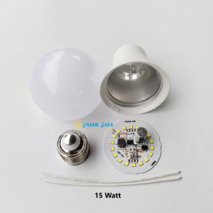 Paket Lampu LED Siap Rakit Premium Eco Full Set 5 7 9 12 15 18 20 25 30 40 Watt