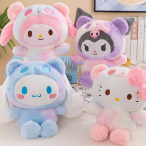 Cartoon Kulome Plush Doll Lolita Princess Dress Melody Cute Little Devil Ragdoll Toy Kuromi My Melody Plush Doll Princess Cartoon Dress Christmas Gift High Quality Stuffed Toys Flip Octopus Doll TIKTOK Plush Toys Pillow Plushie Stuffed Toy