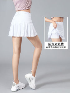 Women Pleated Sports Tennis Skirts Golf Skirt Fitness Shorts High Waist Athletic Running Short Quick Dry Badminton Skort Pocket