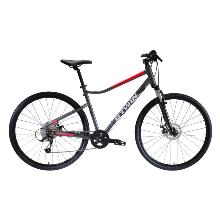 Mountain Bike Btwin 63 Comfort Red Rockrider ST 20 High Frame