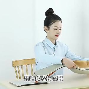 AE Massage device for cervical spine kneading massage shawl gift for car and home dual-use neck and shoulder massager electric heating pad