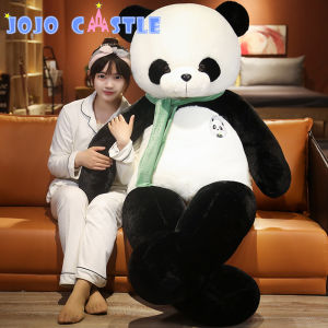 JOJO CASTLE 80/100/120/140/160/180cm Cute Baby Big Giant Scarf Panda Bear Plush Stuffed Animal Doll Animals Toy Pillow Cartoon Kawaii Dolls Girls Lover Gifts