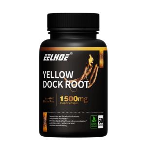 Akar Yellow Dock 1500mg - Membantu detoksifikasi hati menjaga kesehatan kulit mendukung pencernaan dan meredakan sembelit.