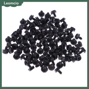 [Leomcio] 100pcs ฟัน HEX Computer PC Case ฮาร์ดดิสก์เมนบอร์ดติดตั้งสกรูสำหรับเมนบอร์ด PC Case CD-ROM Hard Disk