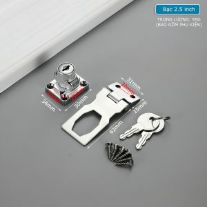 Ổ Khóa Cửa Tủ Bằng Hợp Kim Kẽm Chống Trộm Không Cần Đục Lỗ Tiện Dụng Cho Gia Đình / Văn Phòng-ESTLA