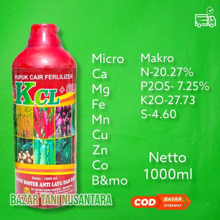 PUPUK  BIO KCL PLUS SILIKA SEMPROT 1 LITER