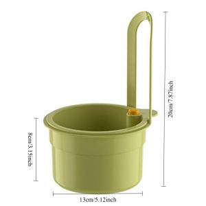 Foldable Sink Strainer Basket Hanging Over Sink Large Capacity Kitchen Organizer Vegetable Fruit Washing Drying Rack
