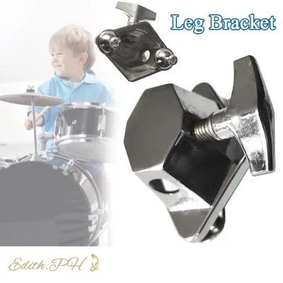 Durable Floor Drum Leg Bracket Silver Drum leg mounting base Holder Floor tom Accessories