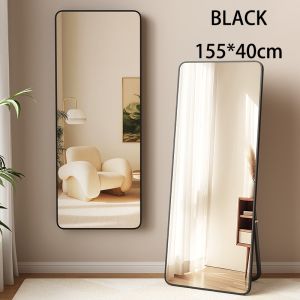 Standing Long Mirror Standing Cermin Hang Mirror Wall Mirror Full-Length Mirror Cermin Panjang Menegak Bedroom 全身镜