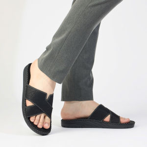 Dép Nam MWC 7892 - Dép Nam Quai Chéo Chất Liệu Da Tổng Hợp Có May Viền Chắc Chắn