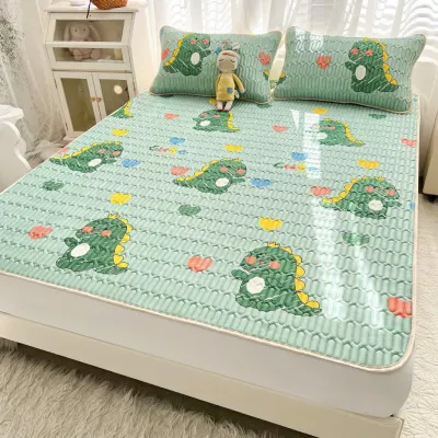 Chiếu Điều Hòa Cao Su Non Hàng Nhập Làm Mát Tự Nhiên Tặng Kèm 2 Vỏ Gối Nằm - Nemtot Bedding