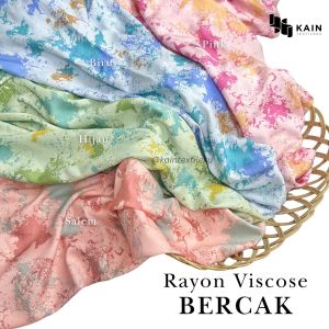 05 meter Bahan Kain Katun Rayon Viscose Motif