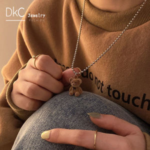 DKC Jewelry Vòng Cổ Hình Gấu Nhồi Bông Mới Nhất 2022 Vòng Cổ Hình Gấu Joker Hip Hop Đơn Giản Phong Cách Instagram Hàn Quốc Cho Nữ Trang Sức Quà Tặng Thời Trang
