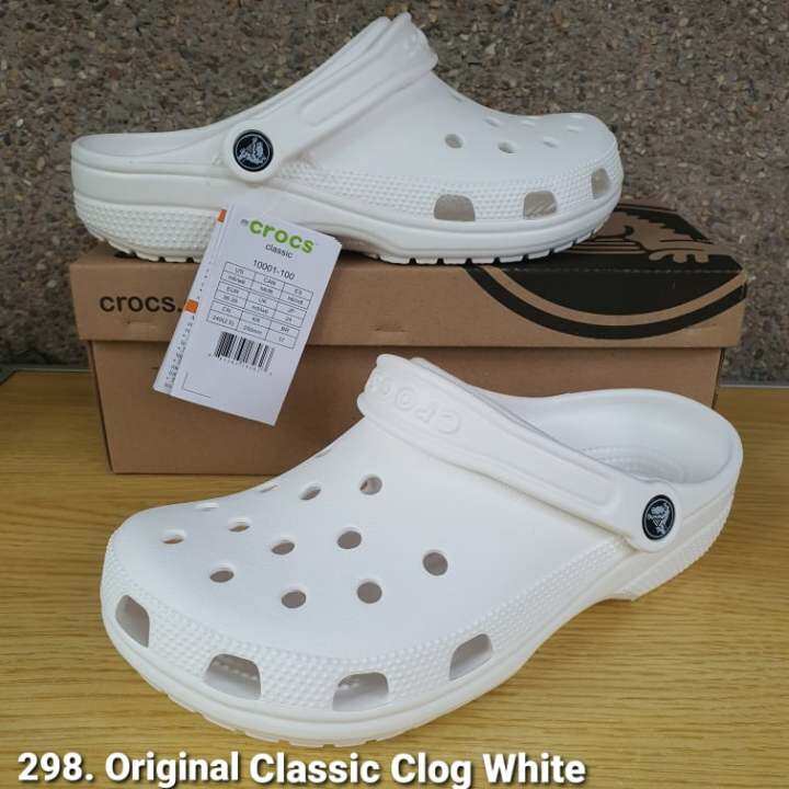 Classic clog crocs cheap white