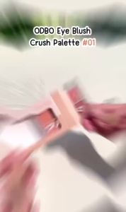 Phấn mắt kèm má hồng ODBO ODS04 5 ô crush eye blush palette mịn lì lâu trôi màu chuẩn - Nội địa Thái Lan 6g
