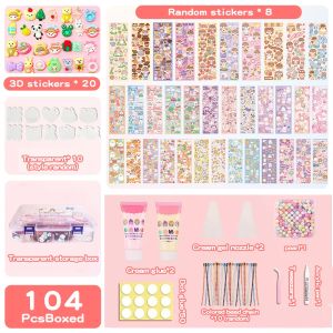 Mumystation Guka kartun set diy gantungan kunci akrilik mainan gooka lucu anak
