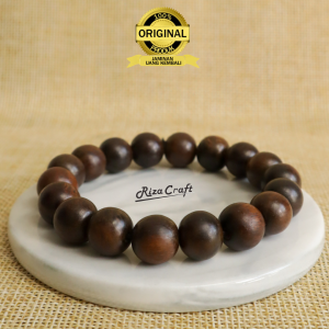 Gelang Pria Wanita Kayu Gaharu Superking ASLI Grade A Wangi Kalimantan