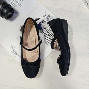 GC LADIES BLACK SHOES Formal Shoes Office Shoes Student Shoes #GD6077