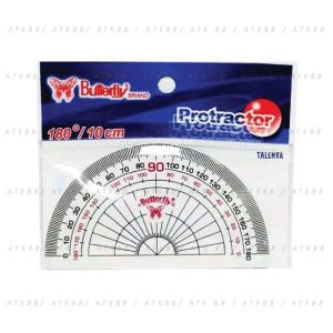 Penggaris Busur Butterfly 6 A New 180 derajat 12 cm