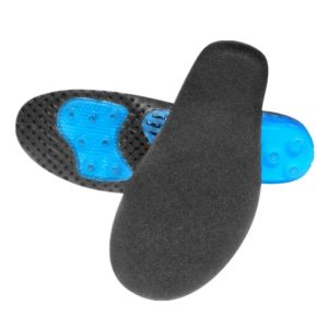YUOO 1Pair Premium Spring Silicone Gel Orthopedic Insoles Arch Support Plantar Fasciitis Health Sole Pad