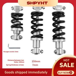 SHPYHT จักรยานไฟฟ้า MTB 1ชิ้นโช้คอัพสปริงหลังจักรยานอุปกรณ์ DIY 100 125 150มม. โช้คอัพจักรยาน