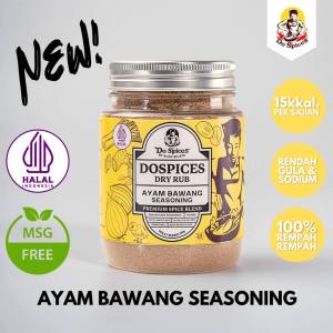 Dospices Healthy Dry Rub Bumbu marinasi rendah kalori (Ayam Bawang Seasoning)