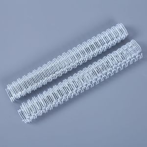 100Pcs Double Loop Wire Metal A4 Size 7.9mm 34 Holes 3:1 Pitch 60 Sheets Capacity Binding