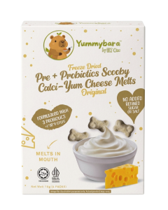 Yummybara Freeze-Dried Pre + Probiotics Yogurt Melts | Cheese Melts | Coconut Melts for 8M+ (Halal Certified)