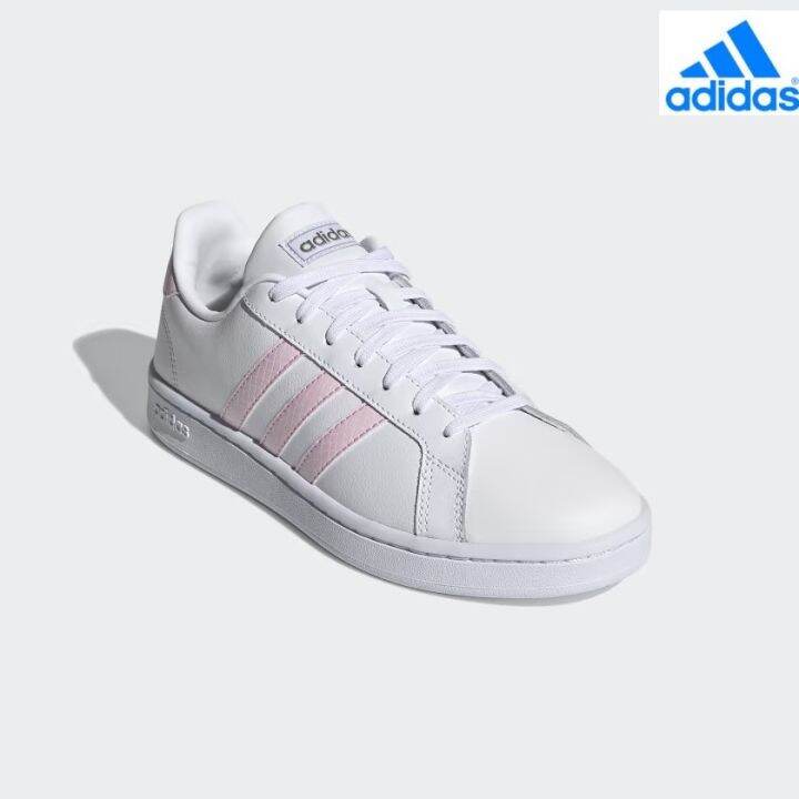 Pink and store white adidas womens