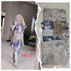 Oneset Nazwa Matte Jellyprint New.[Tanpa Hijab].