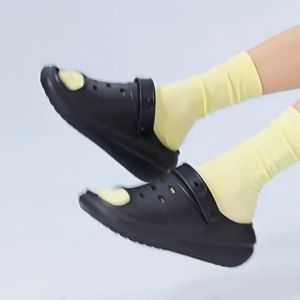 Womens EVA One-piece Peep-toe 5.5CM Thick Platform Anti Slip Beach Sandals