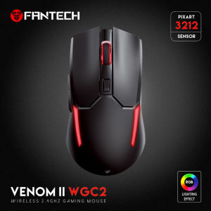 Fantech Venom II WGC2 Wireless 2.4GHz Gaming Mouse 800-2400DPI 20M Clicks 30IPS RGB Lighting