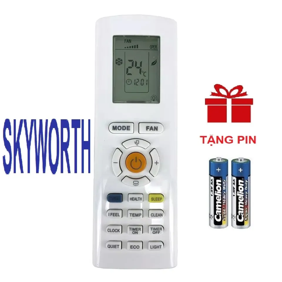 Remote Điều Khiển Máy Lạnh, Máy Điều Hòa SKYWORTH mẫu 1 | Lazada.vn